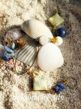 RUSTIC + BRONZE + LAPIS + YELLOW TURQUOISE bracelet